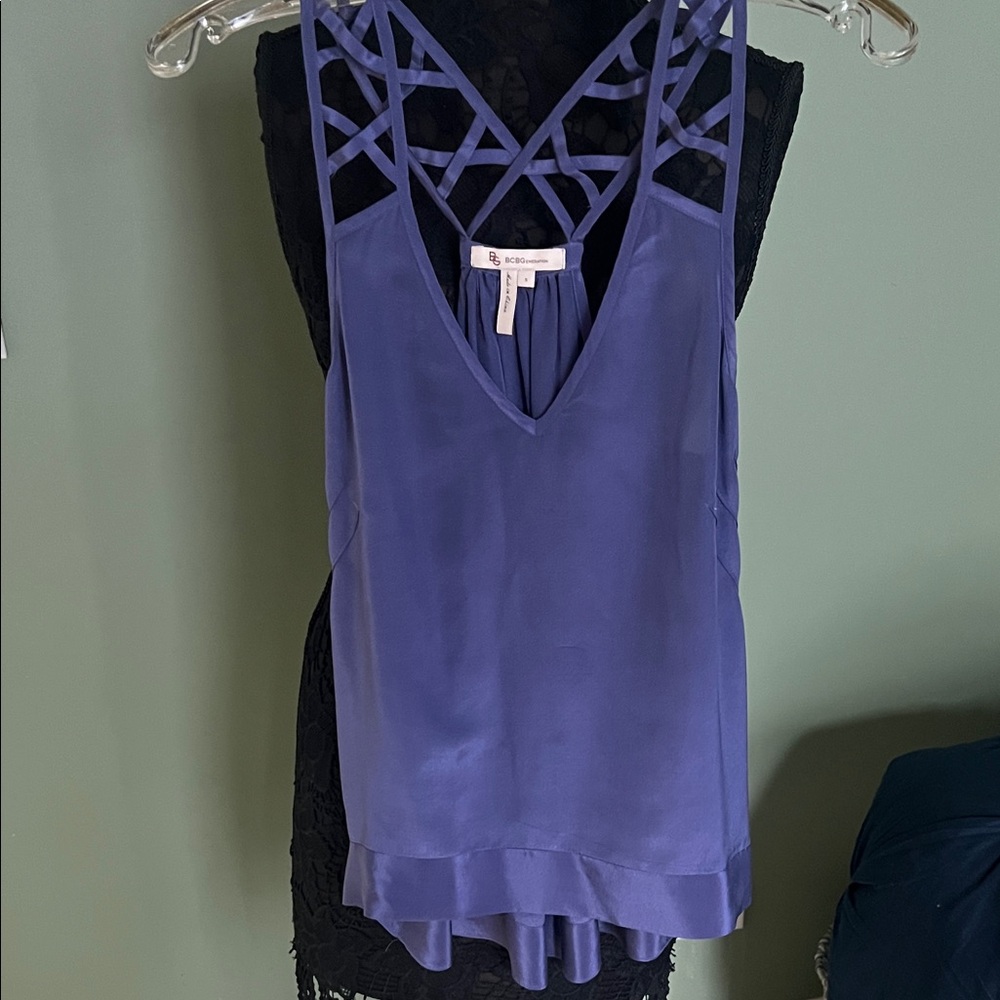 BCBGMaxAzria Deep Purple Camisole Top